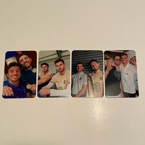 Mason Mount and Ben Chilwell Photocard set 2x3 inches